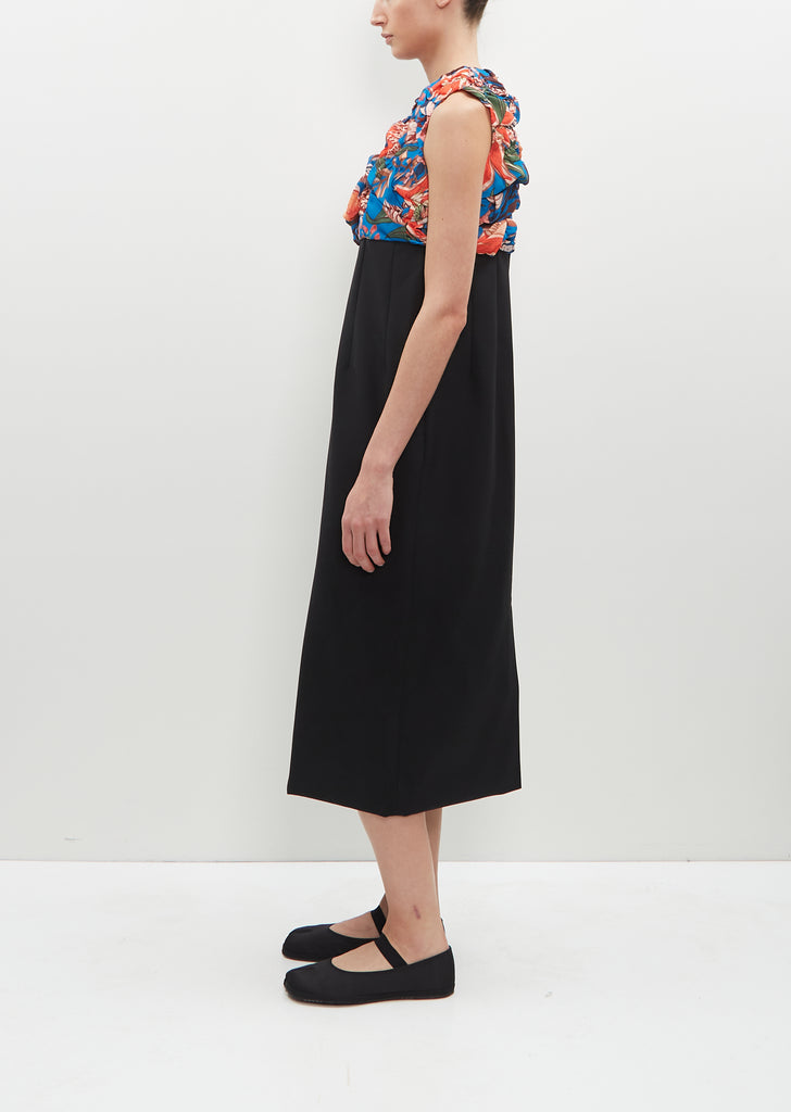 Wool Floral Dress