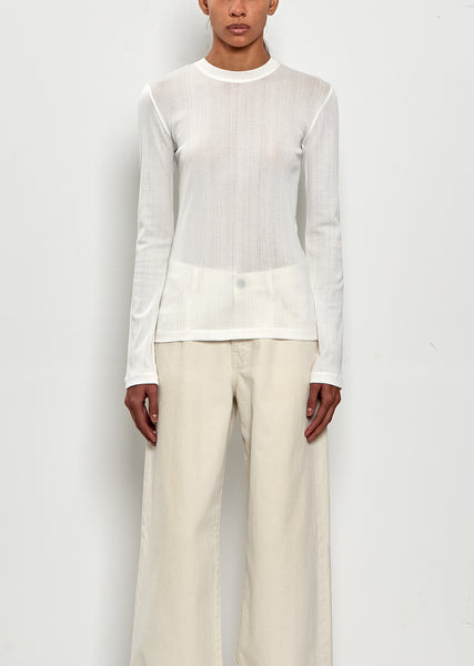 Dantea Cotton Top — Ivory – La Garçonne