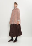 Soleil Cotton Linen Velvet Jacket — Dusty Pink