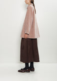 Soleil Cotton Linen Velvet Jacket — Dusty Pink