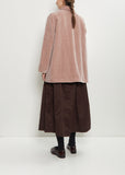 Soleil Cotton Linen Velvet Jacket — Dusty Pink