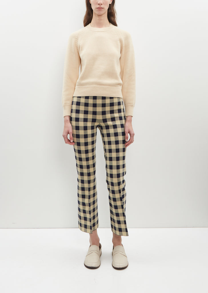 Gingham Kick Pant