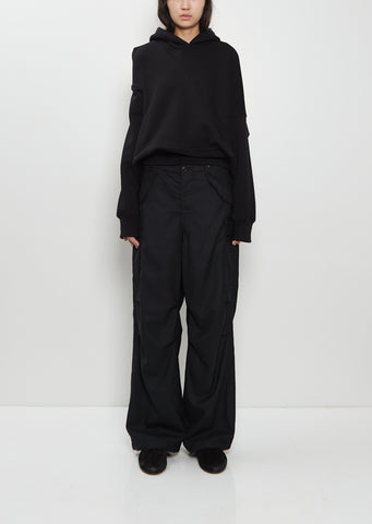 Wool Serge Cargo Pants