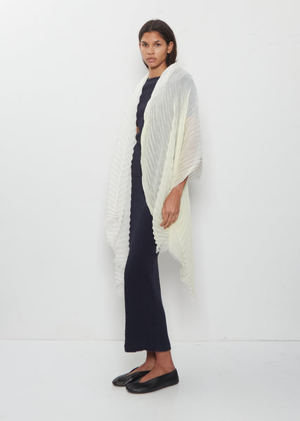 Gradation Ramie Pleats Stole – La Garçonne