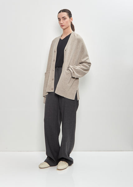 Stretch Cashmere n°24 Tokio Cardigan — Moss – La Garçonne