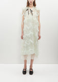 Tulle Dress with Shoulder Bite
