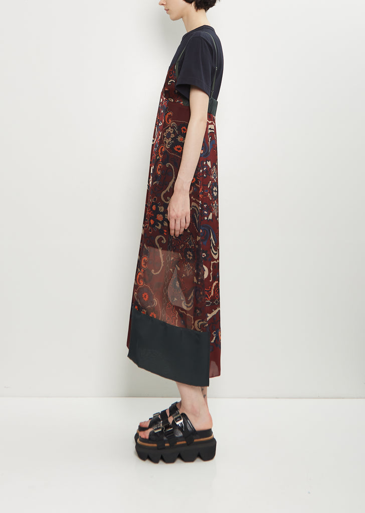 Floral Print Voile Dress