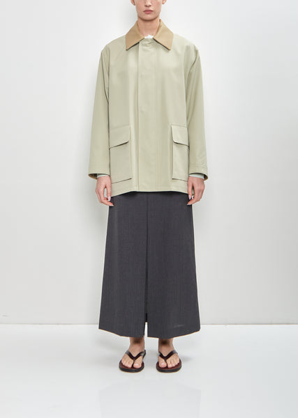 【名作】AURALEE WOOL MAX CANVAS BLOUSON サイズ0 Namu Shop - Auralee Wool Max Canvas High Neck Zip Blouson