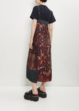 Floral Print Voile Dress