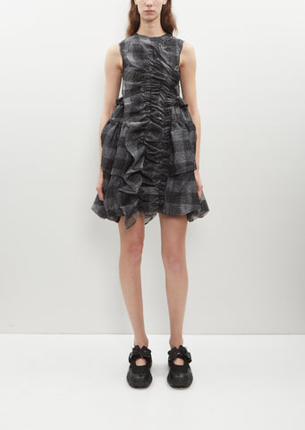 Giselle Gingham Jacquard Dress