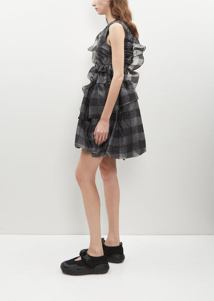 Giselle Gingham Jacquard Dress – La Garçonne