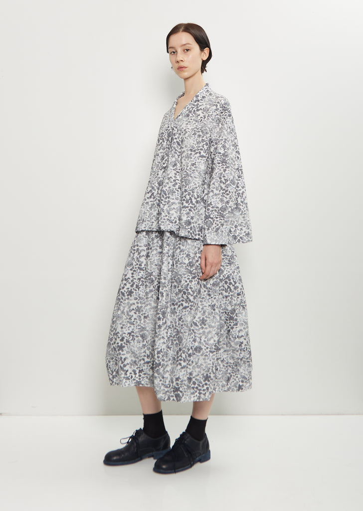Jenny Cotton Shirt — Bright Flower