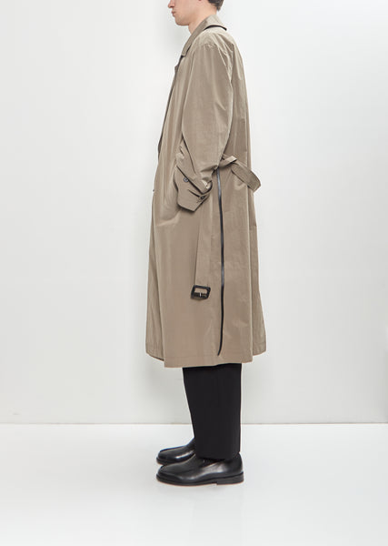 【stein】OVERSIZED LINEAR NO COLLAR COAT stein OVERSIZED LINEAR NO COLLAR COAT S