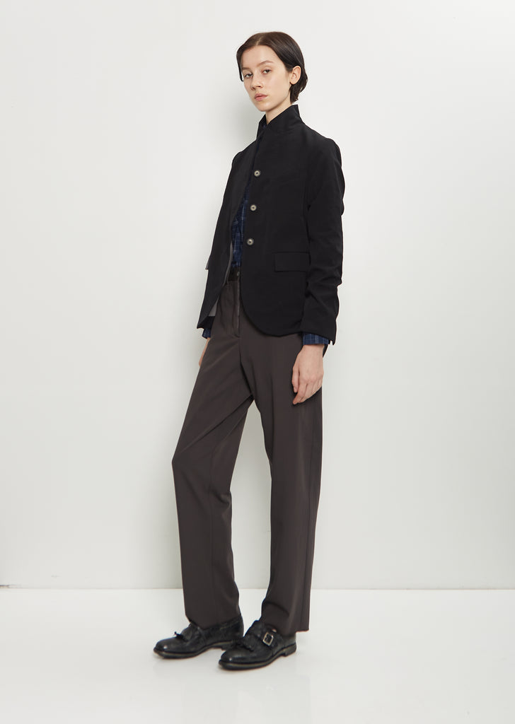 Tyrol Wool Cotton Jacket — Black