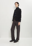 Tyrol Wool Cotton Jacket — Black