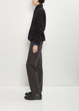 Tyrol Wool Cotton Jacket — Black