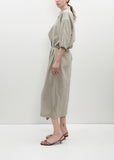 Asymmetrical Shirt Dress — Light Misty Grey