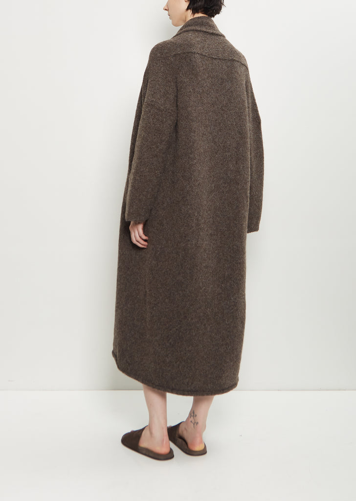 Long Shawl Alpaca Cardigan — Patina
