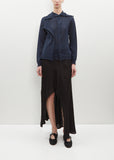 High Neck Flax Cardigan