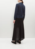 High Neck Flax Cardigan