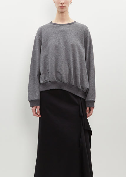 Asymmetric Sweatshirt Pullover - 2 / Grey