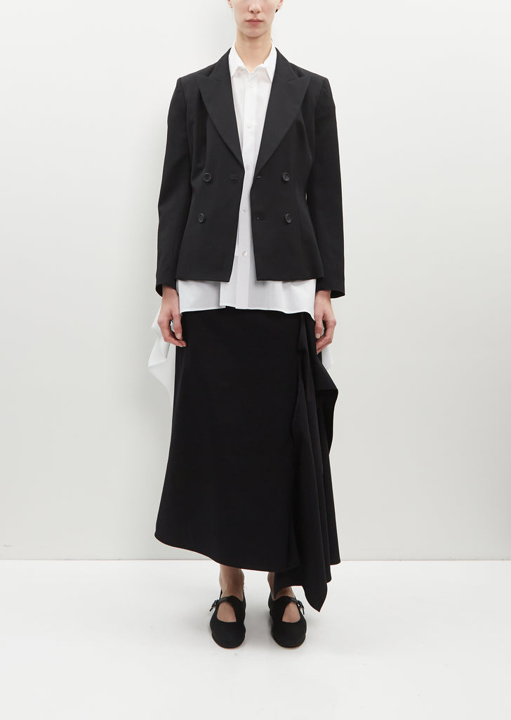 Wool Double Breasted Jacket