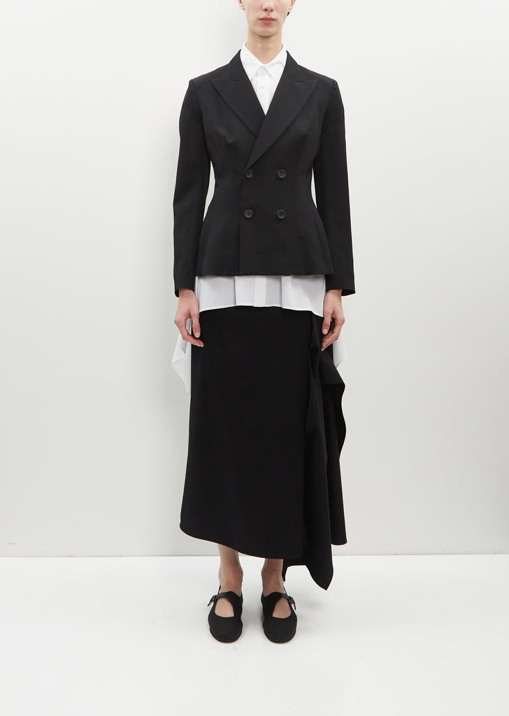 Wool Double Breasted Jacket