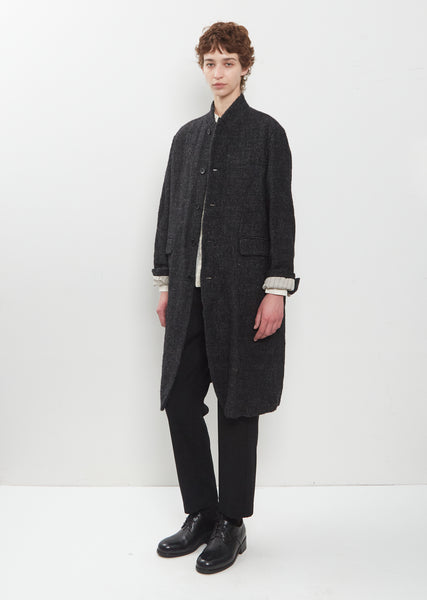 Wool Linen Chesterfield Coat – La Garçonne