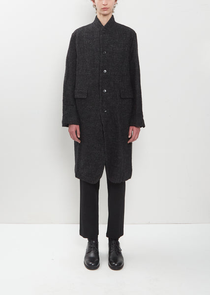 Wool Linen Chesterfield Coat – La Garçonne