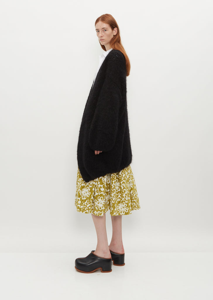 Long Mohair Cardigan