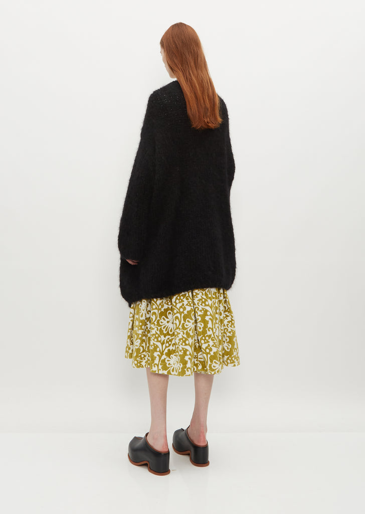Long Mohair Cardigan