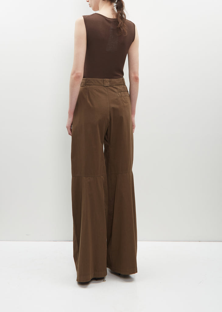 Cotton Wide Leg Pants