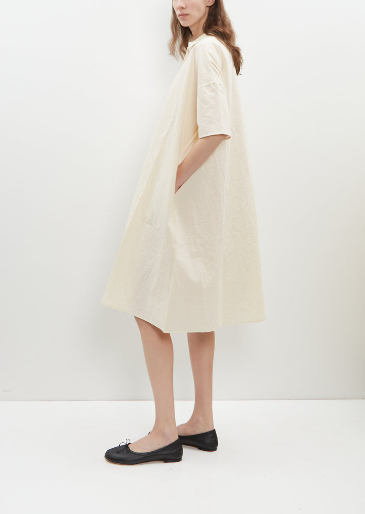 Cotton Linen Shirt Dress