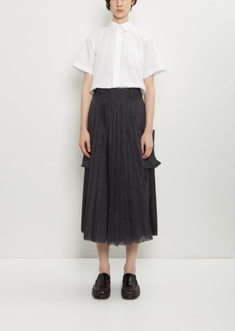 Voile Glen Check Skirt