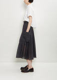 Voile Glen Check Skirt