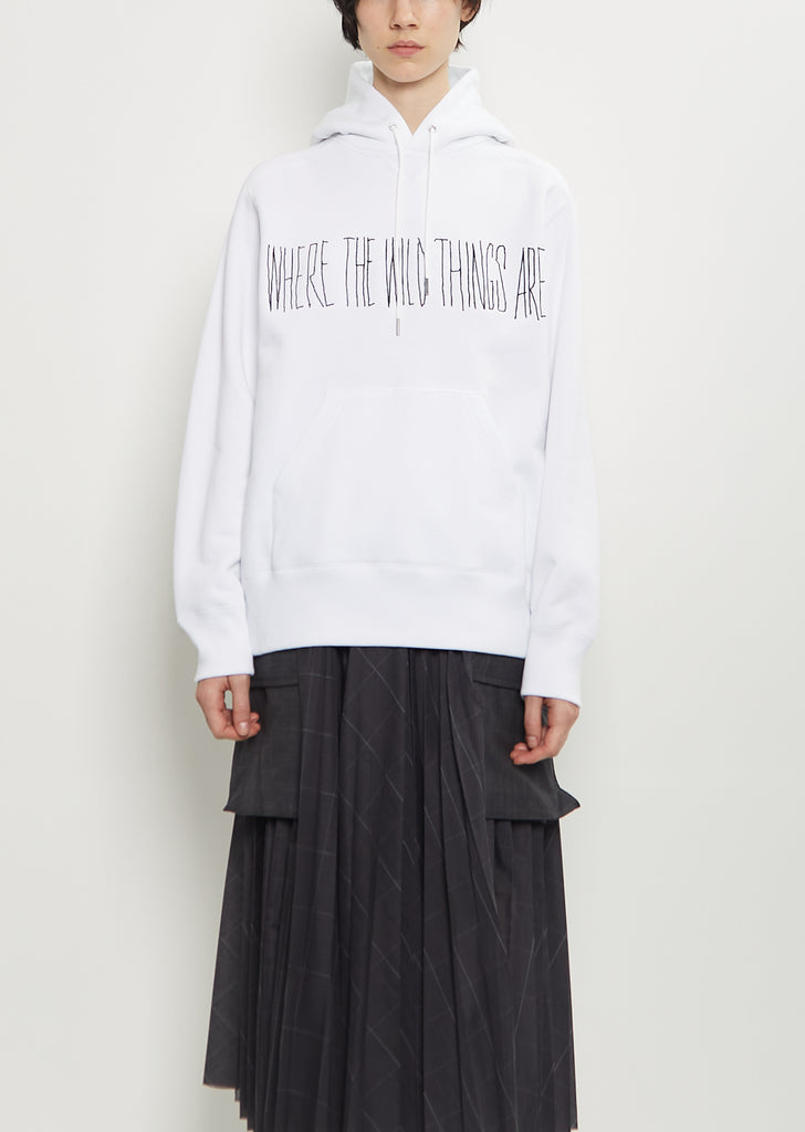 Embroiedered Cotton Hoodie