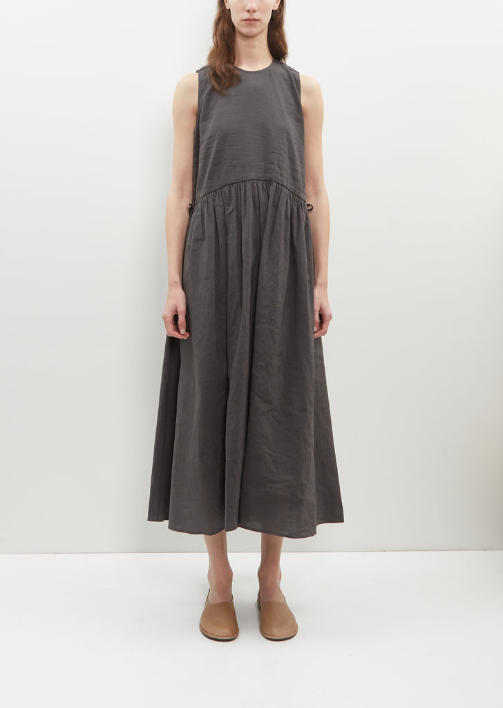 Linen Cotton Sleeveless Long Dress