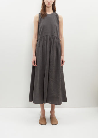 Linen Cotton Sleeveless Long Dress