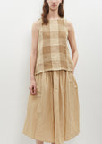 Linen Check Tank Top