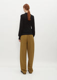 Fitted Seamless Cardigan — Black