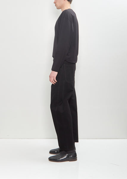 Denim Twisted Workwear Pants – La Garçonne