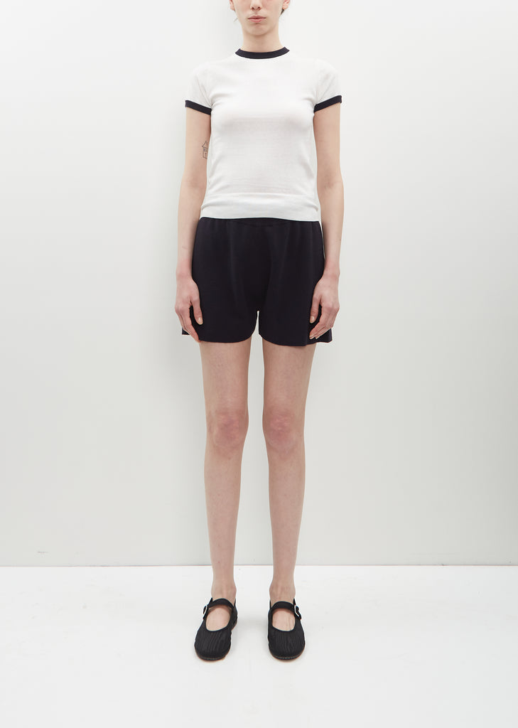 n°339 Chloe Top — White/Navy