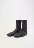 Leather Ankle Sock Boot