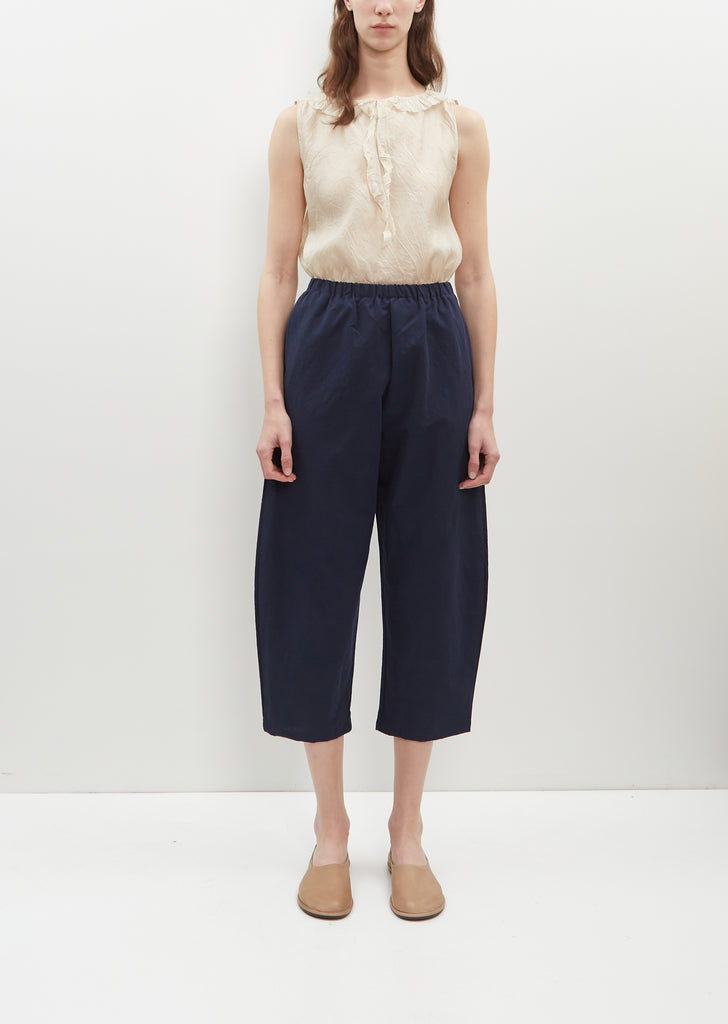 Cotton Linen Cropped Balloon Pants