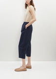 Cotton Linen Cropped Balloon Pants