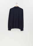Muano Merino Wool Polo — Navy