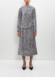 Shine Velvet Paisley Skirt
