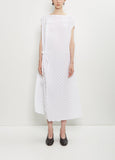 Paper Bag Pleats Dress