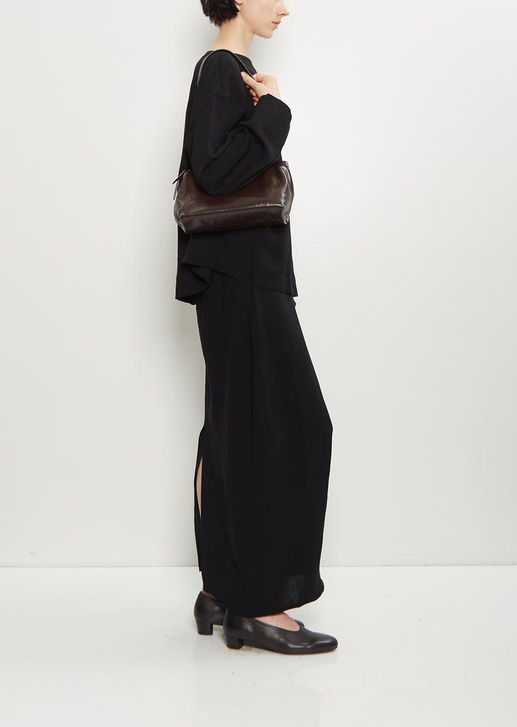 Mini Orizzonte Shoulder Bag — Dark Brown