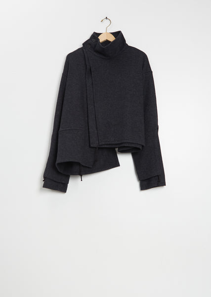 Gathered Wool Jacket – La Garçonne